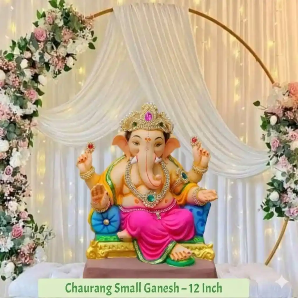 Chaurang Small Ganesh paper Ganesha murti